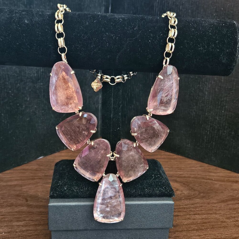 Kendra Scott Harlow Statement Necklace in Sable Mica